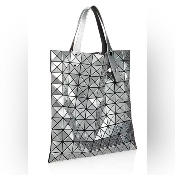 NWT Bao bao Issey Miyake Prism Tote silver - Picture 4 of 16